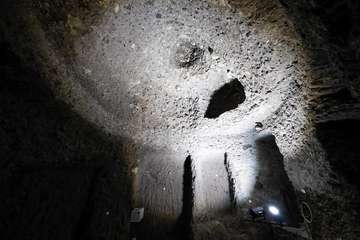 El Centro de Interpretación de Risco Caído, preparado para recibir a visitantes (Foto TA)